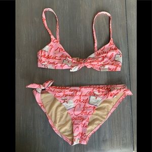 COACH Authentic Fragrance Print Bikini